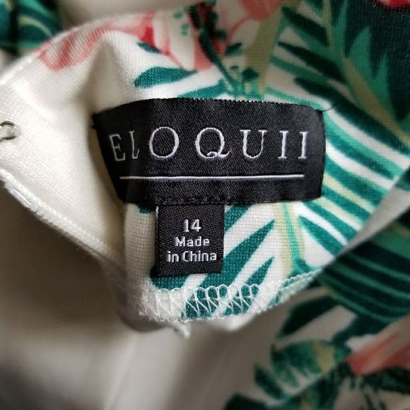 🚫SOLD Dress Hawaiian Print Plus Size Size:14W - Picture 8 of 8